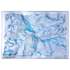 Carte 3D Deniveles Carte Des Pistes Tignes - Val D'isere