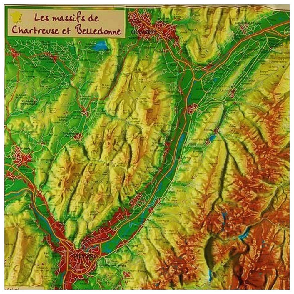 Carte 3D Geo Relief Le Massifs De La Chartreuse Et Belledonne 4 Carte 3D Geo Relief Le Massifs De La Chartreuse Et Belledonne – Image 2