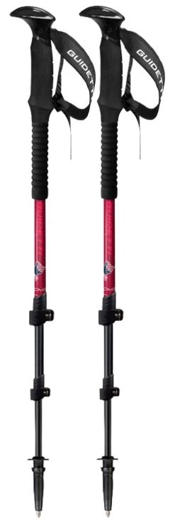 Bâton Guidetti Cime Alu 125cm Carmin