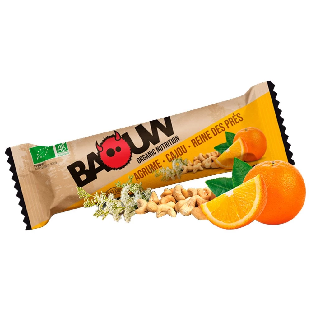 Barre Energétique Baouw Barres Energétiques Bio X3 Agrume - Cajou - Reine Des Prés 3 Barre Energétique Baouw Barres Energétiques Bio X3 Agrume - Cajou - Reine Des Prés
