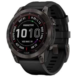 Montres GPS Garmin Fenix 7 Sapphire Solar Edition Carbon Gray Black