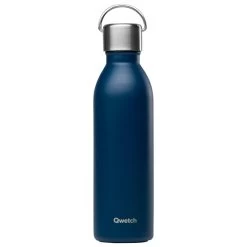 Gourde Qwetch Bouteille Isotherme Active 600ml Matt Bleu Marine
