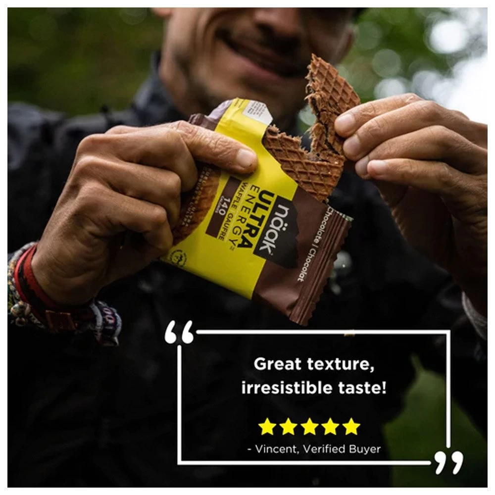 Barre Energétique Naak Ultra Energy Waffles Chocolat 7 Barre Energétique Naak Ultra Energy Waffles Chocolat – Image 5