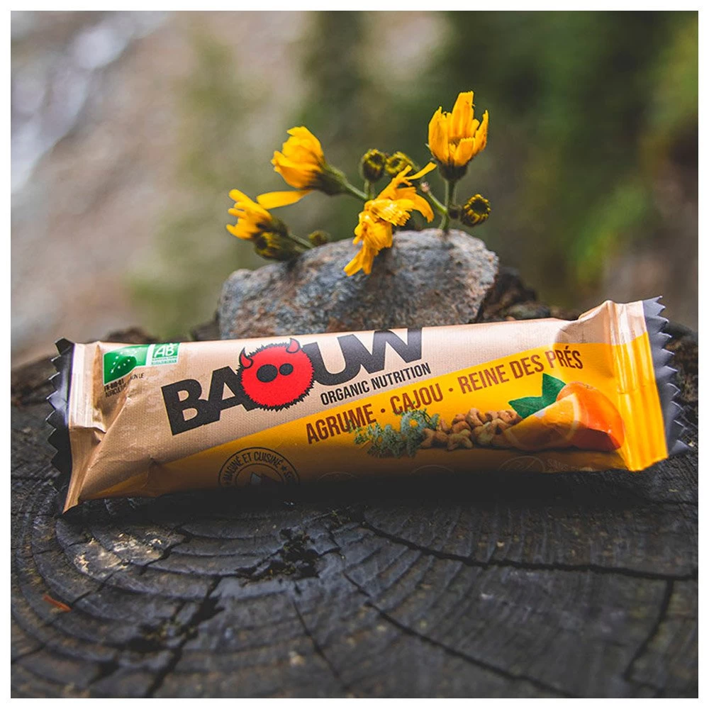 Barre Energétique Baouw Barres Energétiques Bio X3 Agrume - Cajou - Reine Des Prés 5 Barre Energétique Baouw Barres Energétiques Bio X3 Agrume - Cajou - Reine Des Prés – Image 3