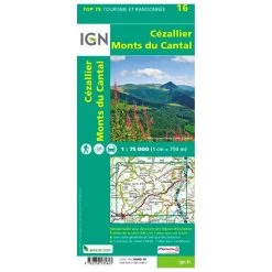 Carte IGN TOP75016 Cezallier Monts Du Cantal -La Meilleure Sélection Matériels 5c78ec3552de2c660f5c35b028146013a1a951b2 H230IGNBIV354386 0IGN0677210 2