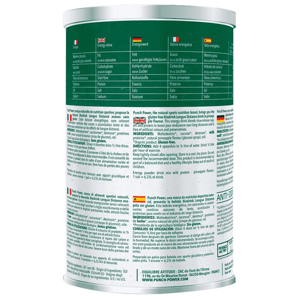 Boisson Punch Power Biodrink Longue Distance 500 G Ananas 4 Boisson Punch Power Biodrink Longue Distance 500 G Ananas – Image 2