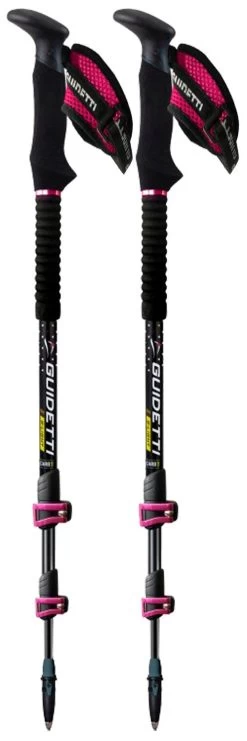 Bâton Guidetti B-Light Carbon/Alu W Rubis 125cm