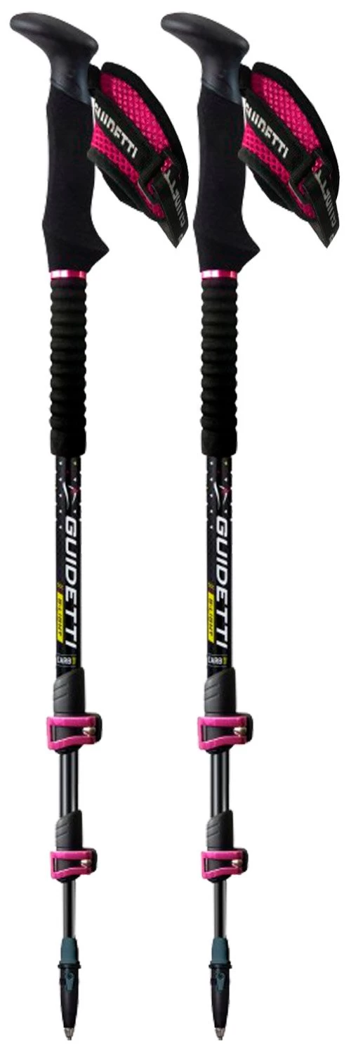 Bâton Guidetti B-Light Carbon/Alu W Rubis 125cm 3 Bâton Guidetti B-Light Carbon/Alu W Rubis 125cm