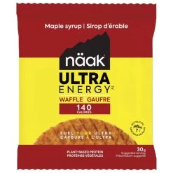 Barre Energétique Naak Ultra Energy Waffles Sirop D'Erable