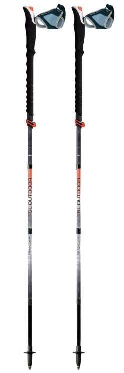 Bâton TSL Connect Carbon 5 Cross Standard Grey Orange