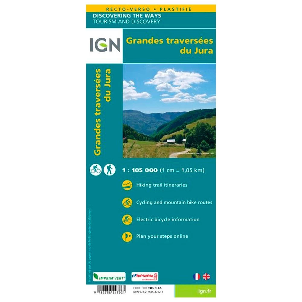 Carte IGN Grandes Traversées Du Jura 4 Carte IGN Grandes Traversées Du Jura – Image 2