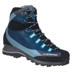Chaussures De Trek Et Montagne La Sportiva Trango Trk Leather Woman Gtx Opal Pacific Blue