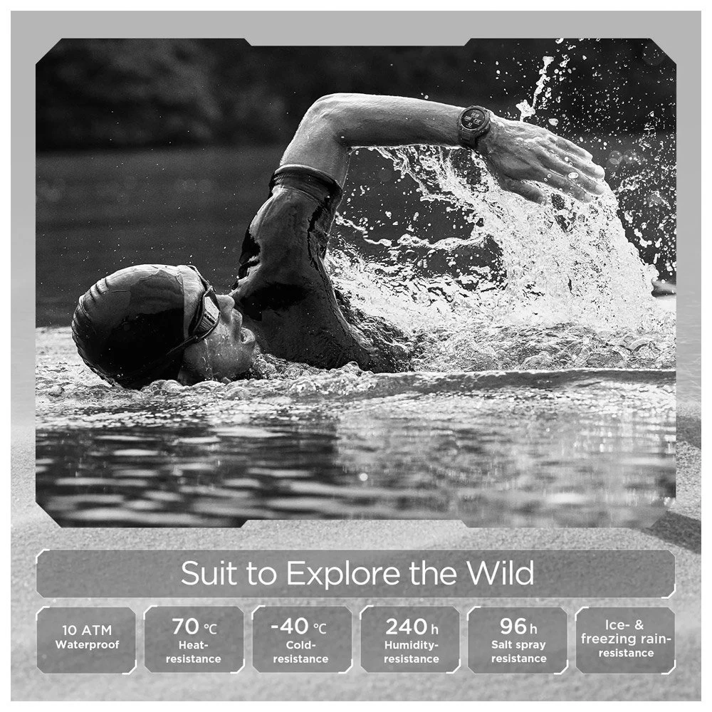 Montre Amazfit T-Rex Pro Meteorite Black 5 Montre Amazfit T-Rex Pro Meteorite Black – Image 3