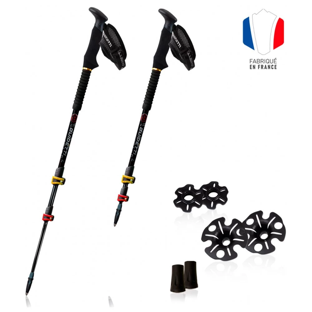 Bâton Guidetti T3-Light Alu 135cm Grenat 5 Bâton Guidetti T3-Light Alu 135cm Grenat – Image 3