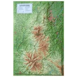 Carte 3D 3DMAP Le Parc Naturel Régional Des Volcans D'Auvergne