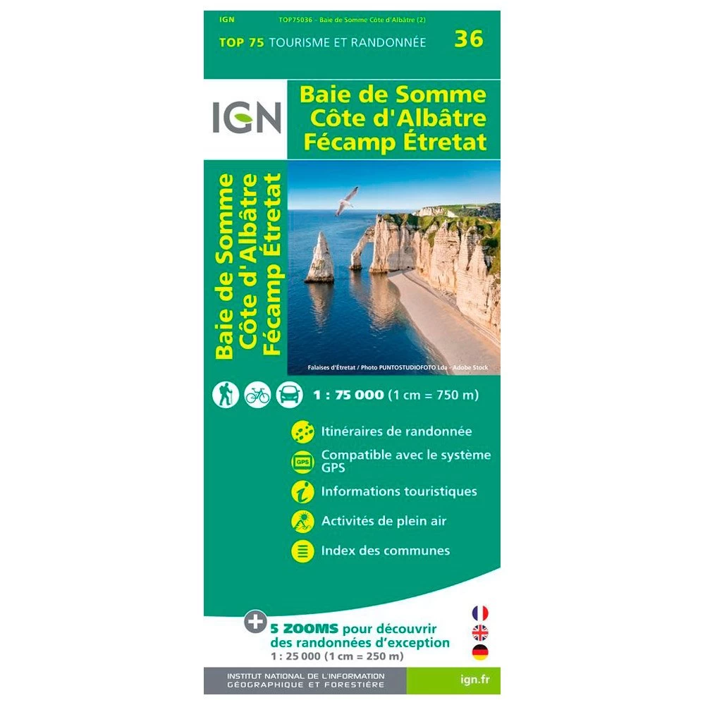 Carte IGN Baie De Somme Cote D'albatre Fecamp Etretat 3 Carte IGN Baie De Somme Cote D'albatre Fecamp Etretat