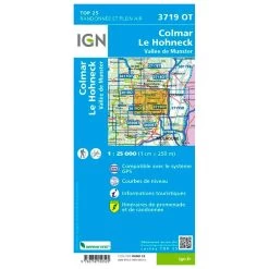 Carte IGN 3719OT Colmar, Le Hohneck, Vallée De Munster -La Meilleure Sélection Matériels ef28fa37ebc2893adf6900a35dabd8b1406140f6 H230IGNBIV356326 0IGN0211190 2