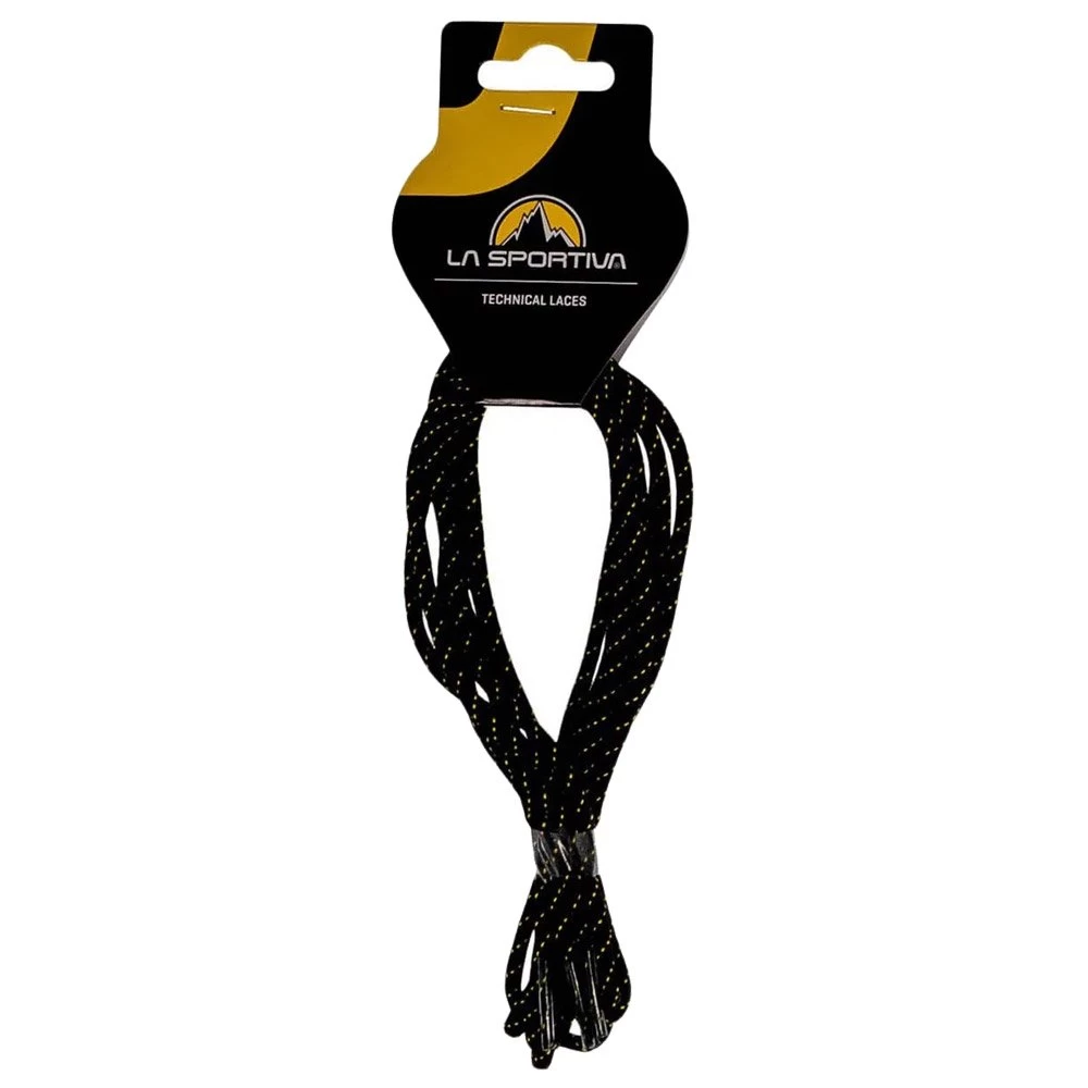 Lacets La Sportiva Approach Laces Black Yellow 3 Lacets La Sportiva Approach Laces Black Yellow