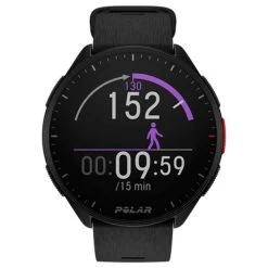 Montres GPS Polar Pacer Hook And Loop Black