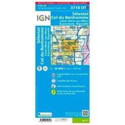 Carte IGN 3718OTR Sélestat, Col Du Bonhomme, Sainte-Marie-aux-Mines, Kaysersberg, Riquewihr - Résistante -La Meilleure Sélection Matériels f64903f42f010d08de28e94ae4cc4feca8055550 H230IGNBIV356271 0IGN0211189 2