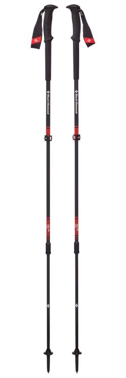 Bâton Black Diamond Trail Pro Trekking Poles 105-140 Cm Fire Red